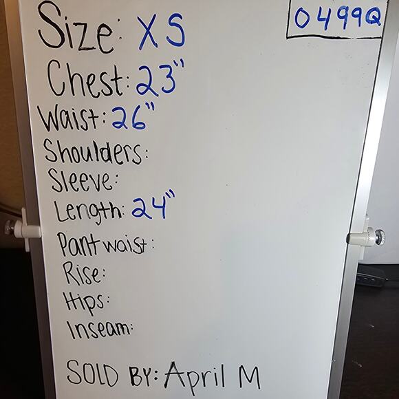 Madewell Womans size XS Bell Shift Gingham Plaid Popover Blouse Tassel Tank Top - Picture 8 of 8